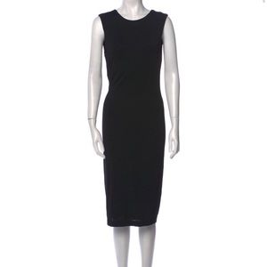 T by Alexander Wang Sheath Sleeveless with Crew Neck Dress